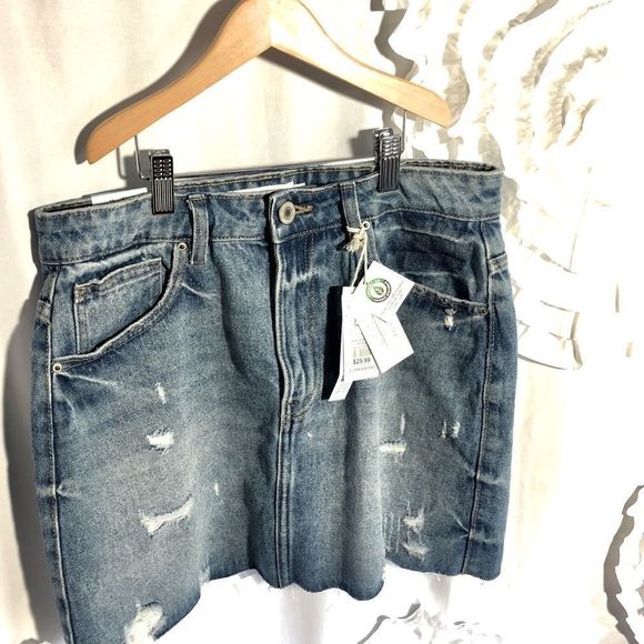 NWT SWS denim mini skirt - Picture 6 of 8